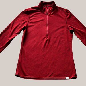 Women's Patagonia Half Zip Capilene Long Sleeve Activewear Top Size Large